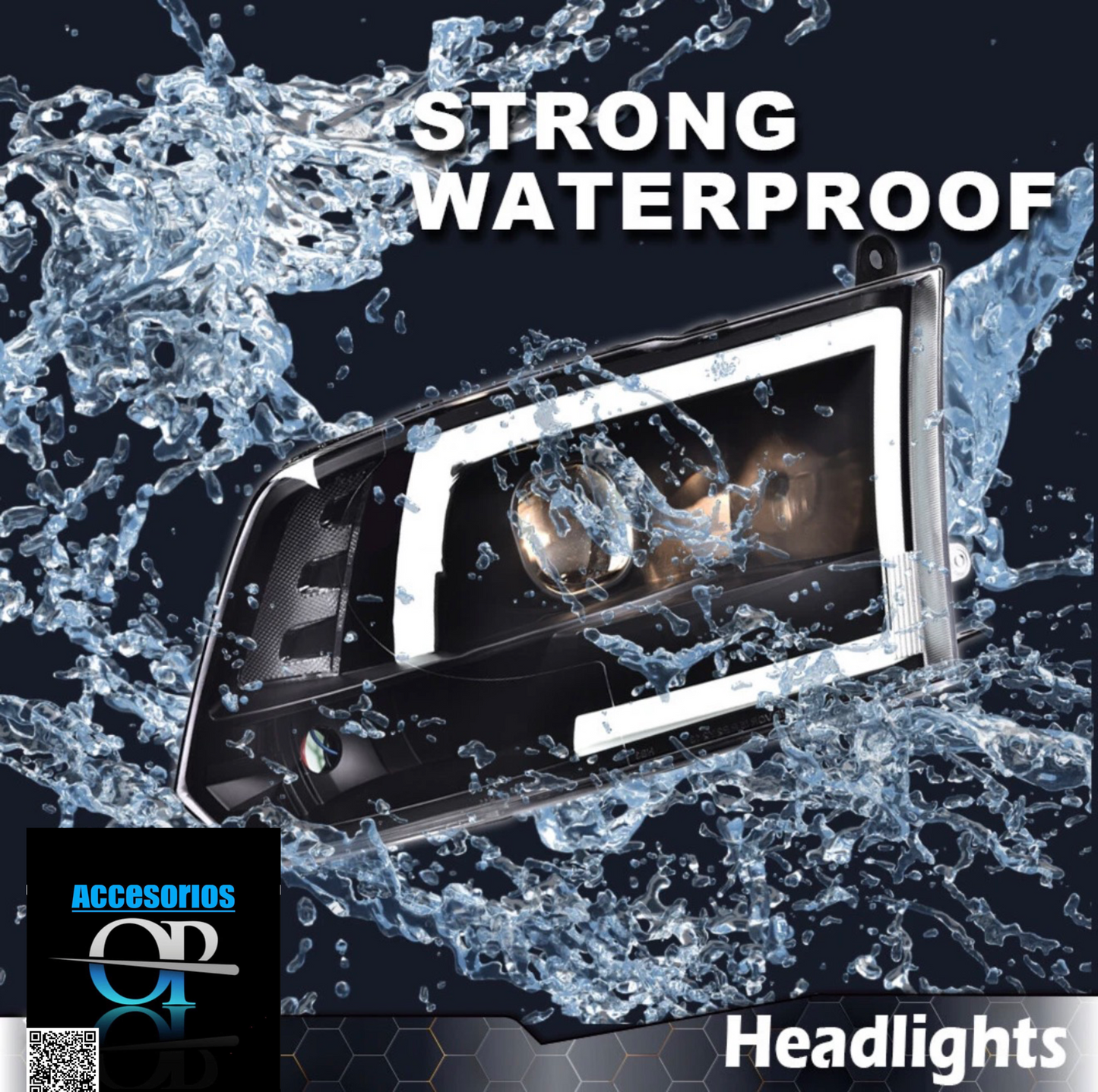 Headlights Dodge Ram 2009-2018