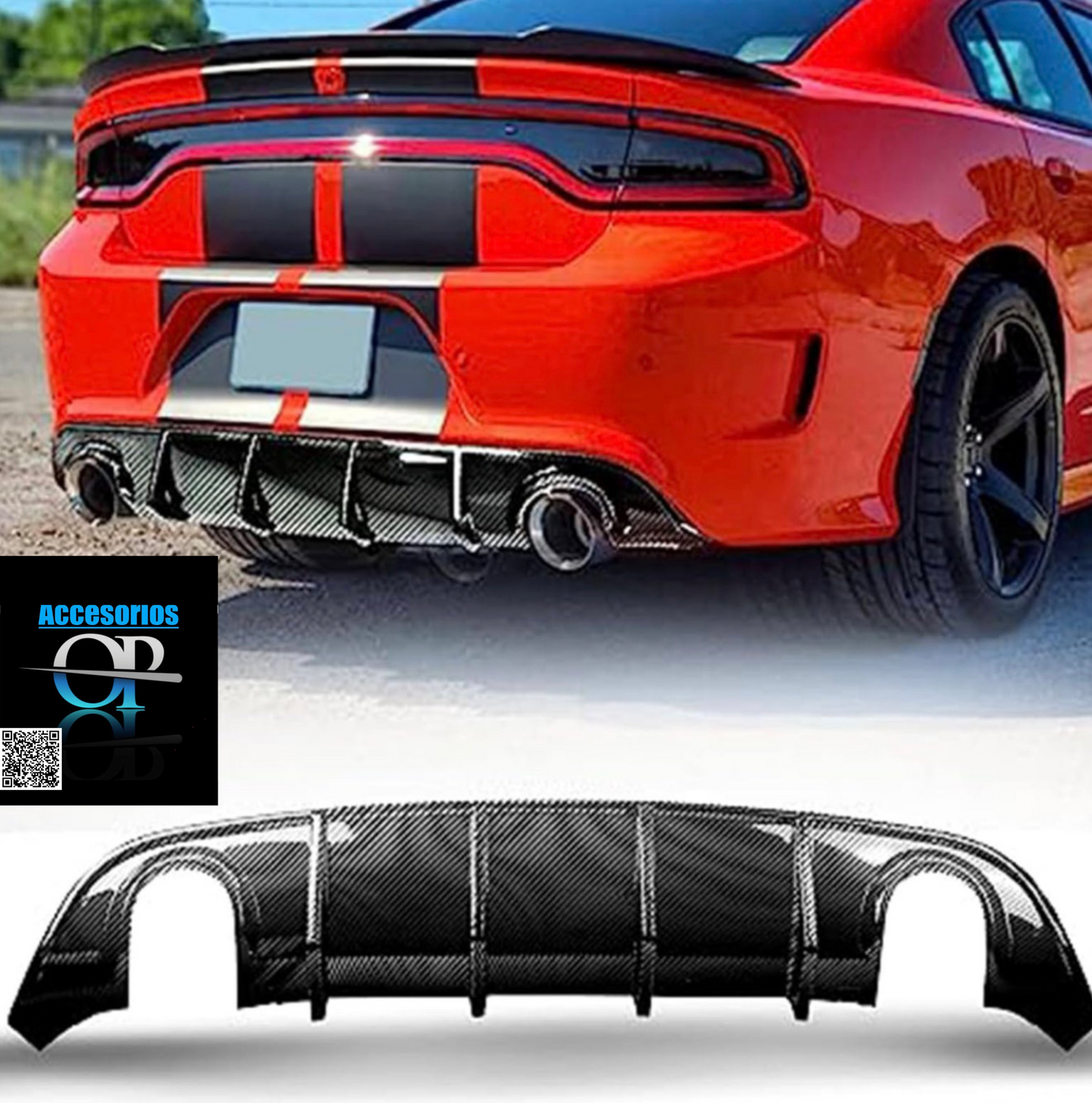 Diffuser Dodge Charger 2015-2023🔥